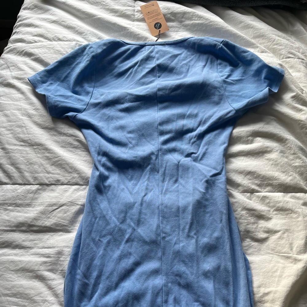 Ruched Cotton Cut-Out Dress! - Picture 6 of 8